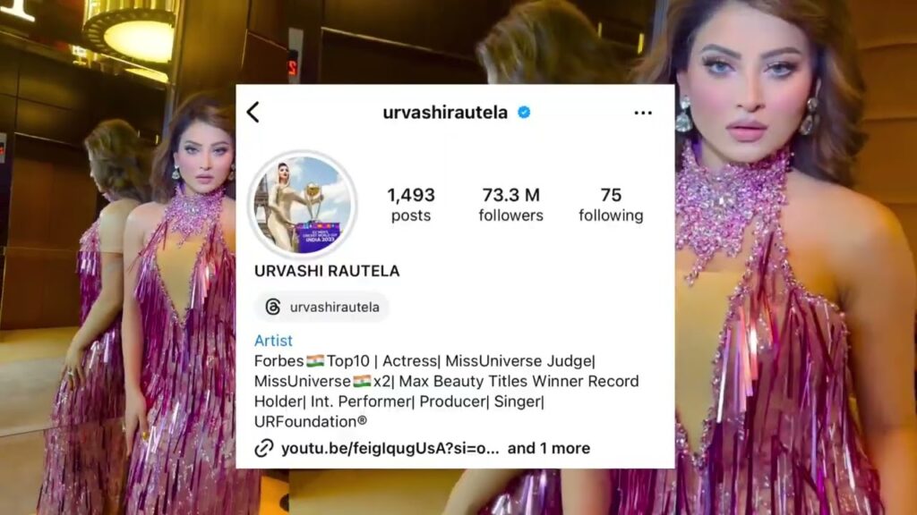 urvashi rautela viral video inst