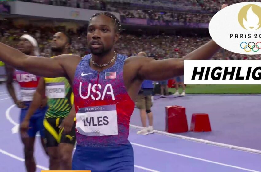  Athletics Olympic 2024 Men’s 100m Final Full Match Highlights Video