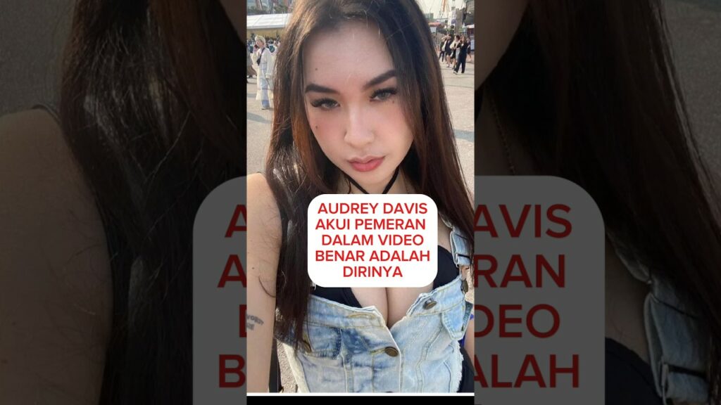 audrey davis viral di tiktok vid