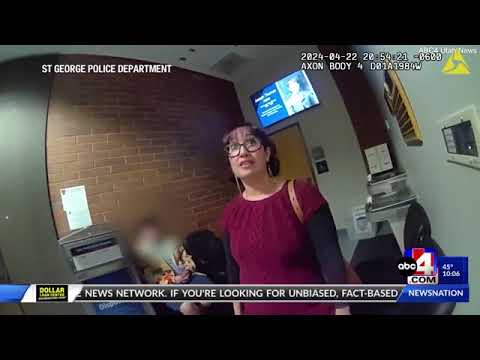  Body cam of Ida Lorenzo Utah skirt pulling Karen being arrested