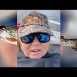 brown trout woman video