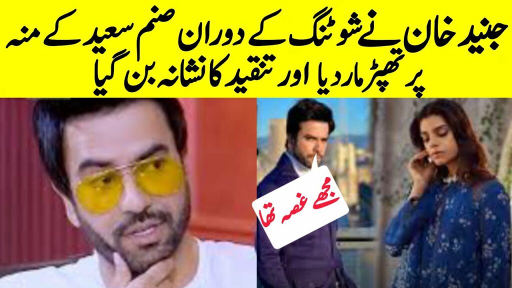 junaid khan admits slapped sanam Junaid Khan Admits Slapped Sanam Saeed During Tv Series Shooting |