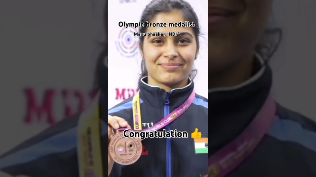 manu bhaaker olympic bronze meda