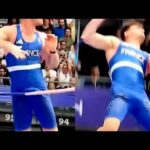 olympic pole vaulter bulge video