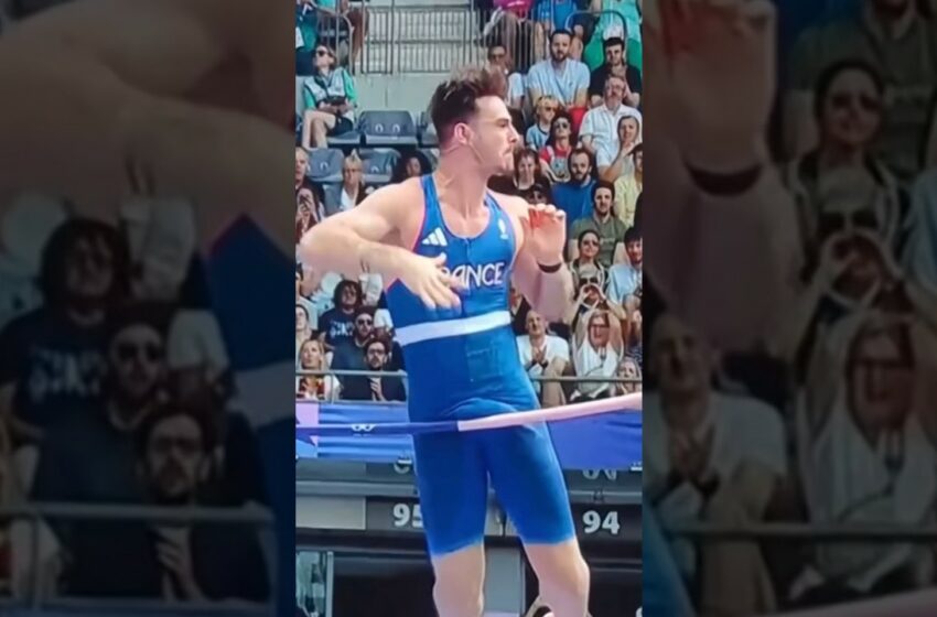  pole vault olympics 2024 bulge video