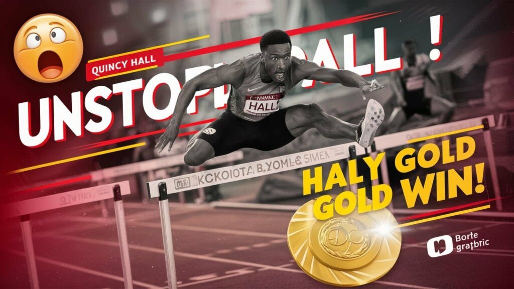 quincy halls epic 400m comeback