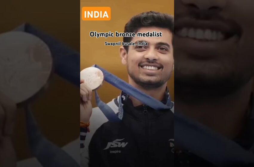  Swapnil kusale Indiabronze medal in olympic paris shooting