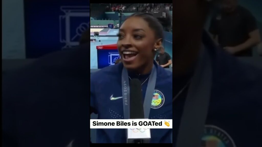 video of simone biles on balance