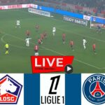 directlive lille vs psg en direc