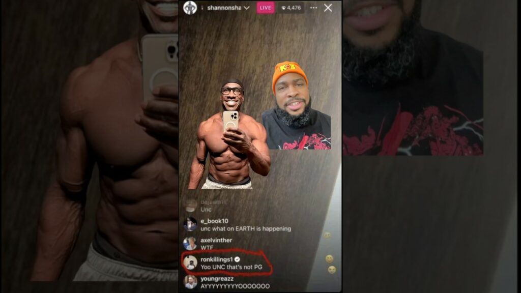 shannon sharpe caught on ig live Shannon Sharpe Caught On IG Live