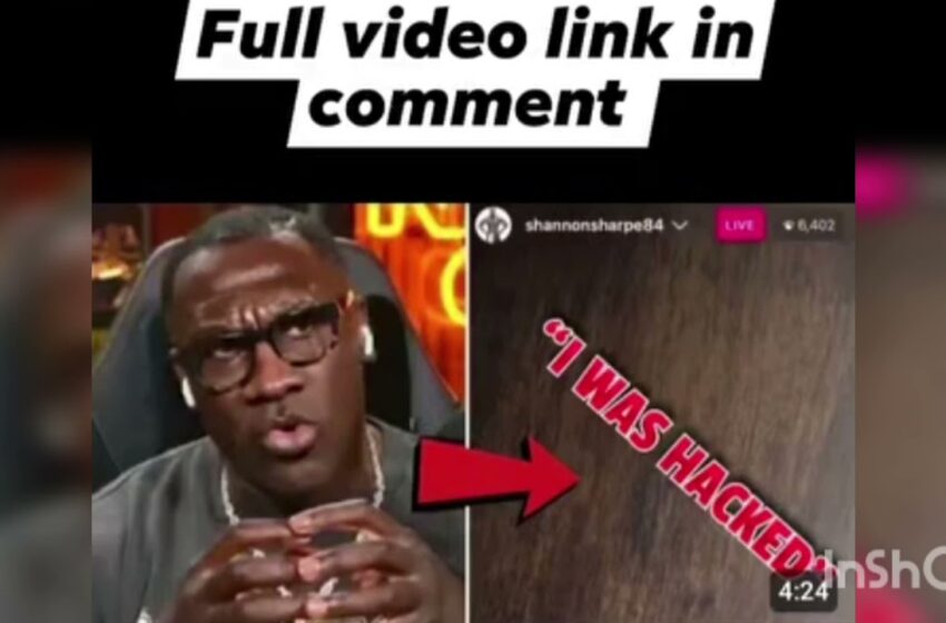  Shannon Sharpe Scandal full video