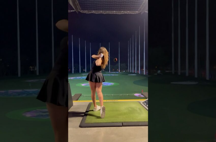  topgolf girls take turns video