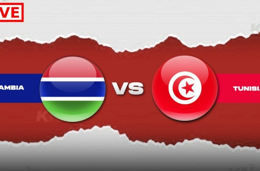  Tunisie vs Gambie en DIRECT