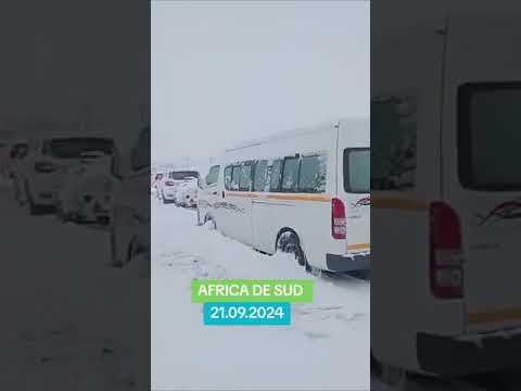  Unexpected snowfall blankets South Africa