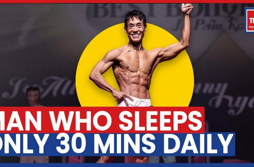  Video : japanese man sleeps 30 minutes