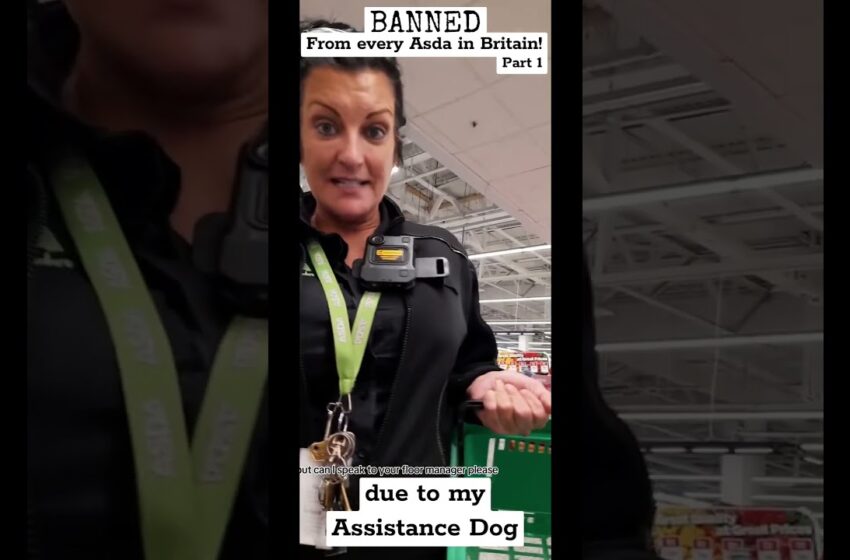  asda bexleyheath assistance dog video