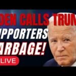 biden garbage comment video