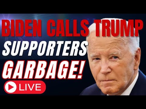  biden garbage comment video