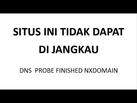  dns_probe_finished_nxdomain