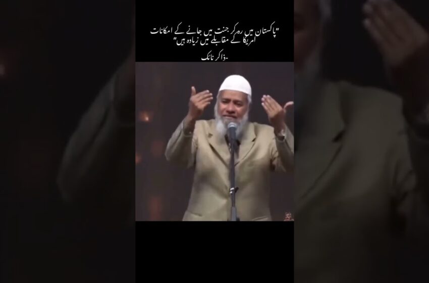  dr zakir naik pakistan