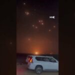 iran launches missile attack aga