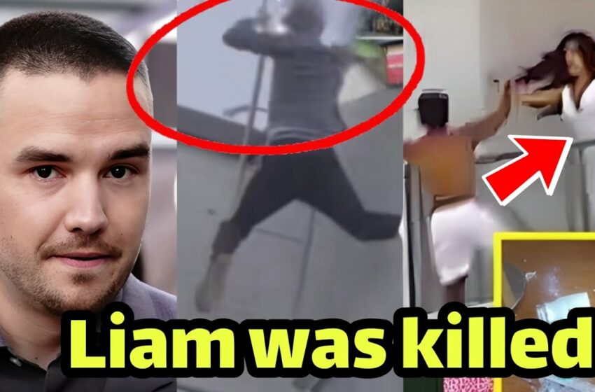  liam payne falling video footage