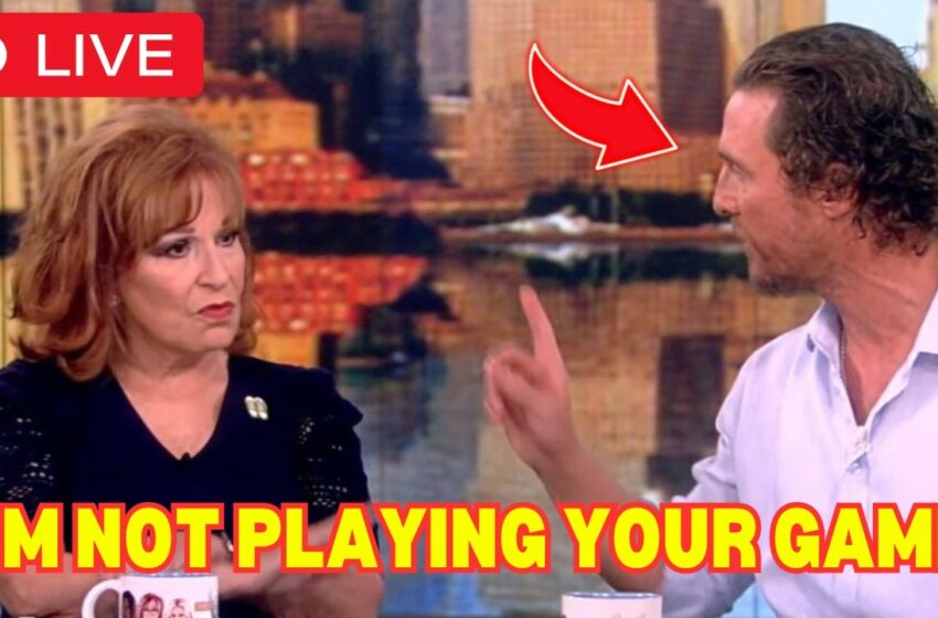  Matthew McConaughey SHUT DOWN Joy Behar