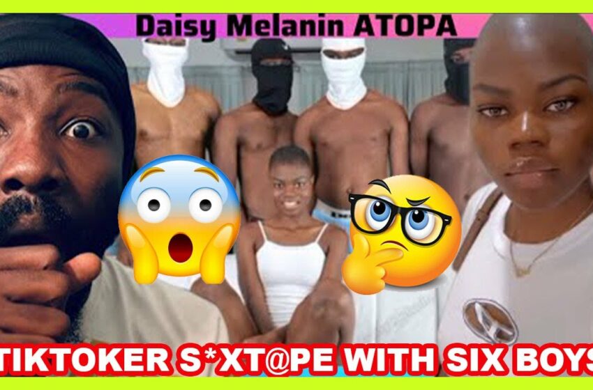  Nigerian Atopa qùèen Melanin Daisy with 6 boys