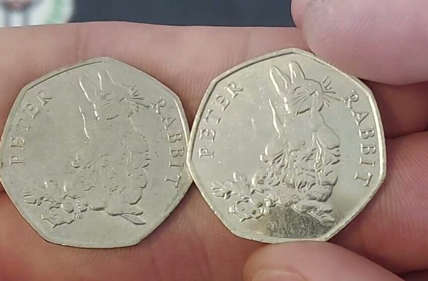  rare beatrix potter 50p coin