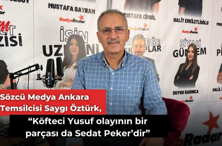  Sedat Peker Köfteci Yusuf İçin Sessizliğini Bozdu