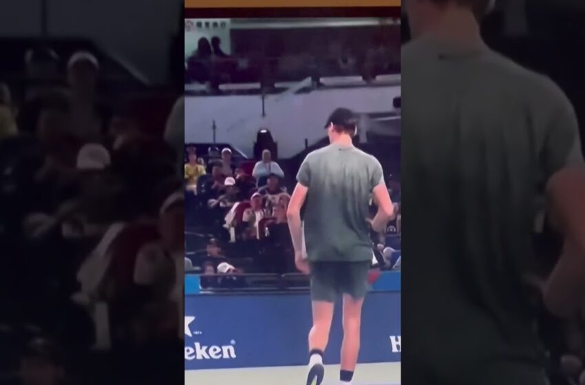  sinner djokovic video