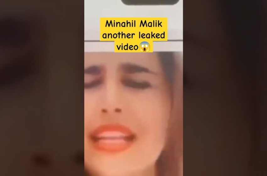  Tiktoker Minahil Malik another viral video