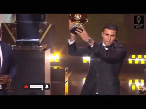  Vidéo : RODRI remporte le Ballon d’Or 2024