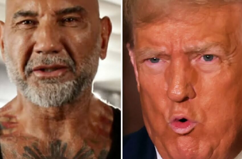  Watch dave bautista trump video