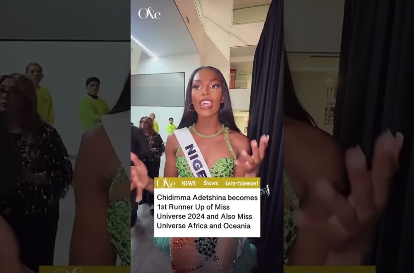  chidimma adetshina miss universe nigeria