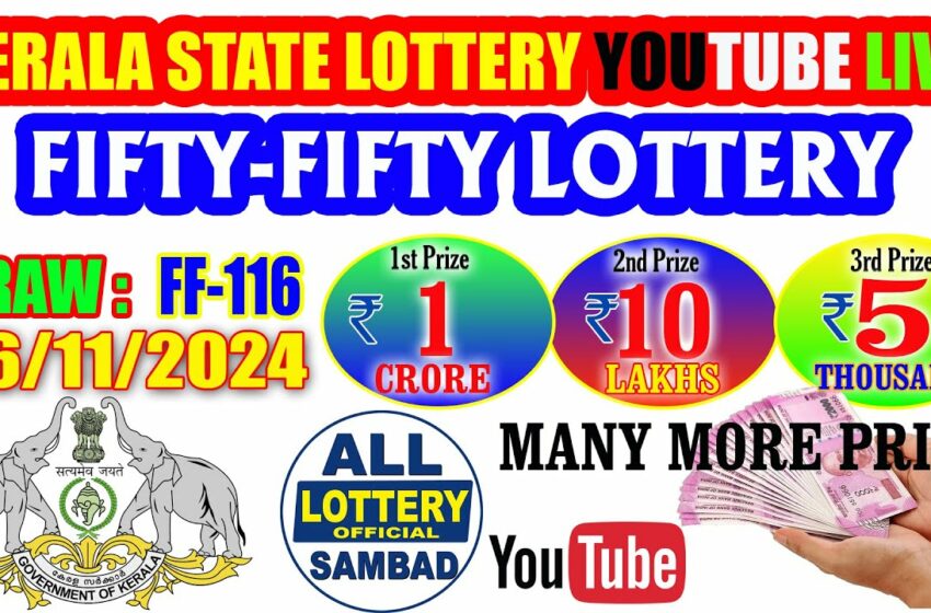  kerala state lottery results