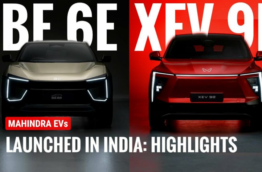  mahindra xev 9e launch video