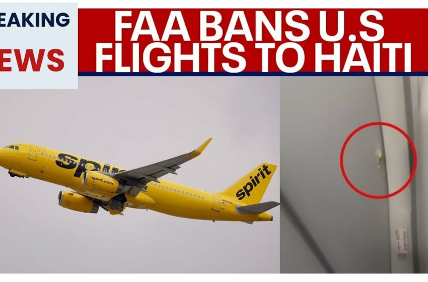  spirit airlines flight gunfire haiti