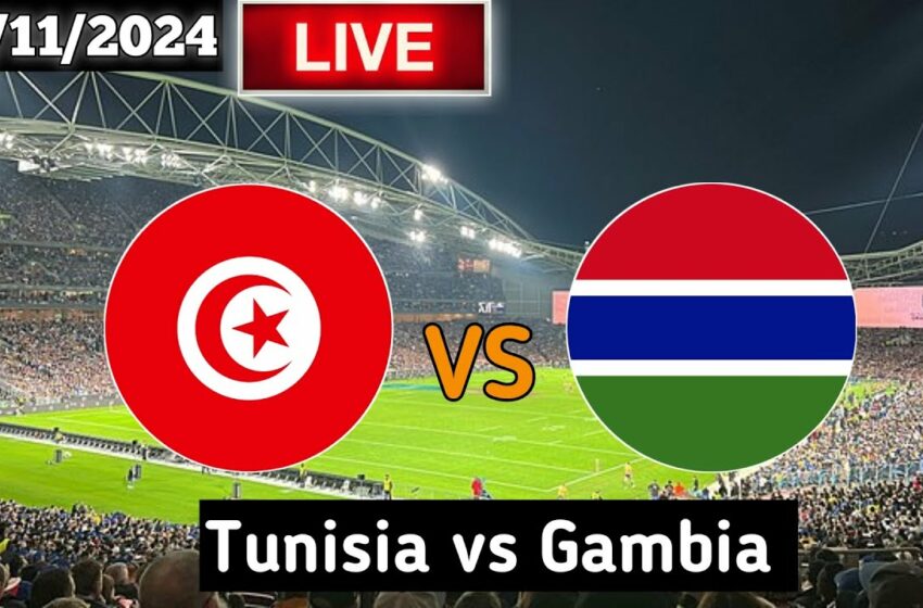  Tunisia vs Gambia en direct