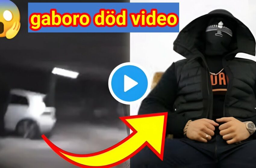  rappare gaboro skjuten flashback video