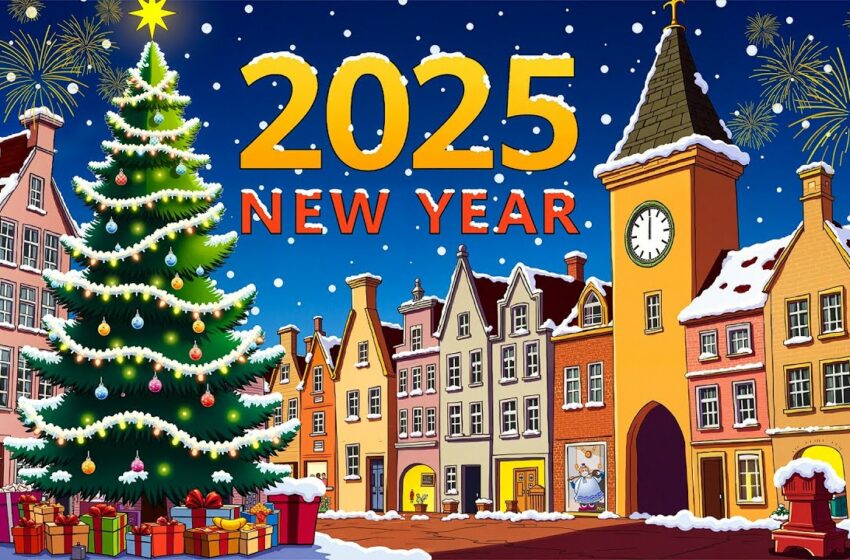  Happy new year 2025 video