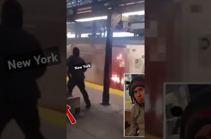  lady burned on subway in new york