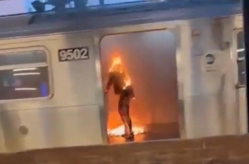  nyc subway fire woman victim