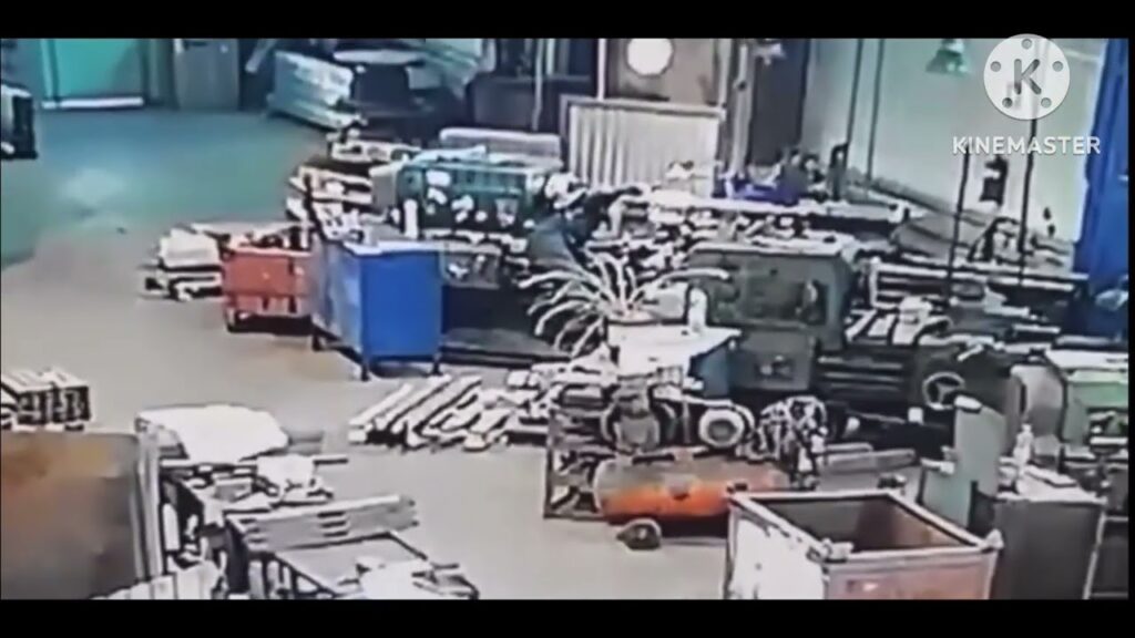 russian lathe incident video