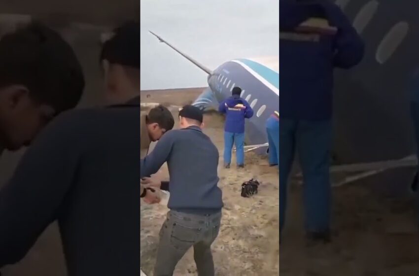  Video : Azerbaijan plane crash 2024