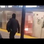 woman set on fire in ny subway