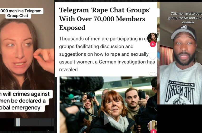  70,000 Men Created A Group Chat To Harm Women