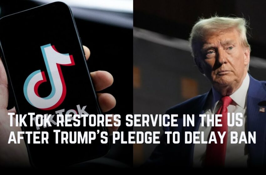  Donald trump Remove ban from TikTok