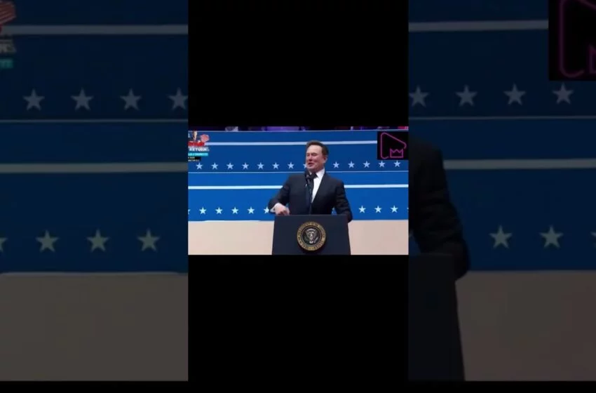  elon musk hand gesture video