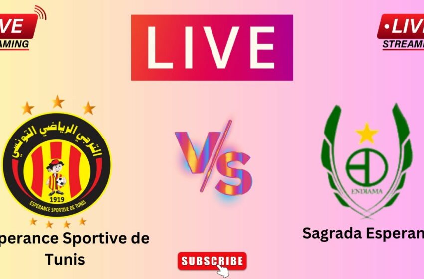  Espérance Tunis vs Sagrada Esperança en DIRECT